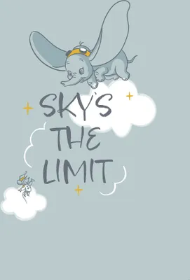 Produktbild von Komar Wandbild- Disney Dumbo Sky`s the Limit - Größe 50 x 70 cm