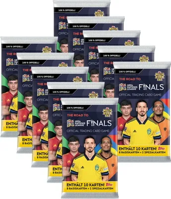 Immagine prodotto di Carte collezionabili della UEFA Nations League verso il 2022 - 10 Booster