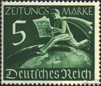 Produktbild von Briefmarken Deutsches Reich 1939 Mi Z738 postfrisch Zeitungsmarken