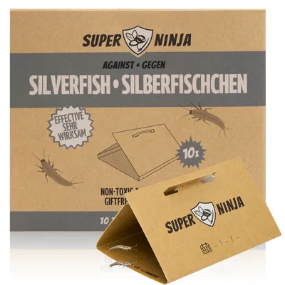 Zdjęcie produktu dla Pułapki na rybiki Super Ninja, 10 sztuk, wysoce skuteczne i ekologiczne
