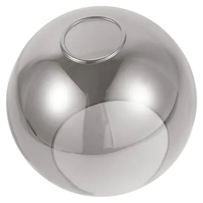 Glas-Lampenkap Rauchglas Ø 15 cm E27 rund