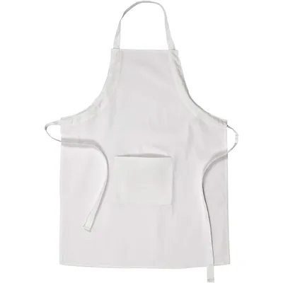 Produktbild von Creativ Company Baumwollschürze weiß mit Tasche 84x65 cm für Basteln