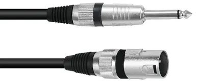 Image de OMNITRONIC Câble adaptateur XLR(M)/Jack mono 2m sw
