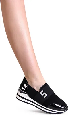 Produktbild von topschuhe24 2965 Damen Plateau Slipper Glitzer Keil Halbschuhe , Farbe:Schwarz, Größe:36 EU