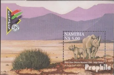 Produktbild von Briefmarken Namibia - Südwestafrika 1998 Mi Block45 (kompl.Ausg.) postfrisch Briefmarkenausstellung