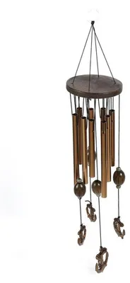 Produktbild von Windspiel Röhrenform Metall Vintage Kirchenglocken Hängedeko Garten Terrasse Hof Haus Weg