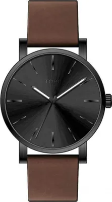 Produktbild von Die Herrenuhr TORII B45DL.BA in klassischem braunem Design.