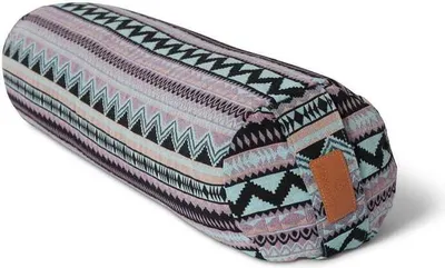 Image de coussin de yoga Tarik #DoYourYoga - rempli de vannure d'épeautre - rond - Style 12