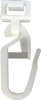 Produktbild von 50 Stück Klick-Gleiter Gardinengleiter Gardinenhaken Faltengleiter Faltenhaken 4 mm