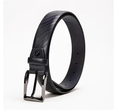 Image de Pierre Cardin Ceinture Homme Cuir Synthétique Noir 100 cm