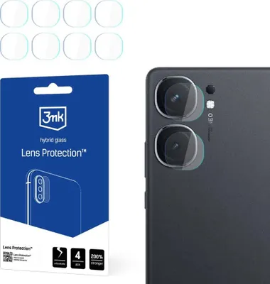 Produktbild von 3mk Hybridglas Lens Protection für Vivo IQOO Neo9 / Neo9 Pro Kamera Objektiv Kameralinse 0,16mm 6H (4 Stück)