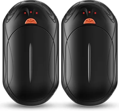 Produktbild von Elektrische Handwärmer, 2 Stück - Wiederaufladbar, 6000 mAh - USB-C - 3 Stufen - Bis zu 20 Stunden Wärme