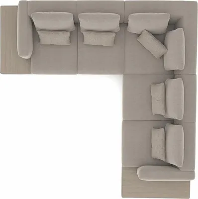 Produktbild von Design Ecksofa L-Form Polstermöbel Luxus Wohnzimmer Couchtisch Einrichtung