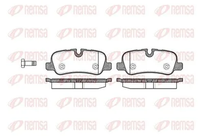 Produktbild von REMSA Bremsbeläge Satz Hinten Bremsklötze für LAND ROVER Range Rover Sport (L320) 1159.00