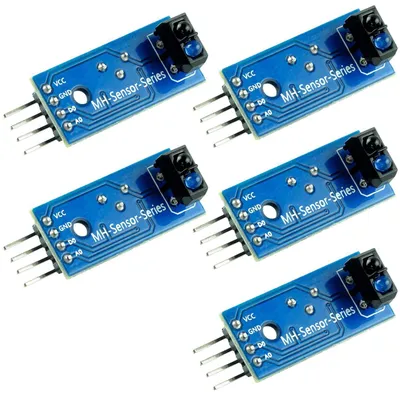 Zdjęcie produktu dla AZ-Delivery Czujniki KY-033 Moduł śledzenia linii z TCRT5000 i wyjściem analogowym, 5 sztuk