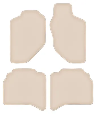 Productafbeelding van Velours automatten voor Opel Frontera B 1998-2006 – 4-delig, beige, op maat – Wielganizator FORTUNA