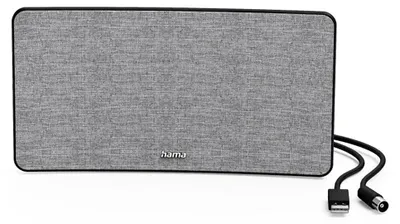 Produktbild von Hama Fabric Design, Drinnen, Schwarz, Grau, 2 m, 470 - 690 MHz, 2 m, DVB-T, DVB-T2