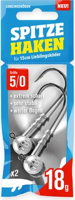 Produktbild von Lieblingsköder spitze Haken 18g #5/0