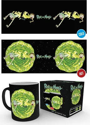 Produktbild von Rick and Morty Tasse Portal - Tasse mit Thermoeffekt multicolor Standard