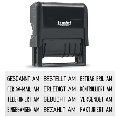 Image de Trodat Tampon rotatif Printy DE avec dateur 4817P4