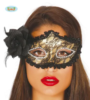 Produktbild von y goldene venezianische Maske für Damen