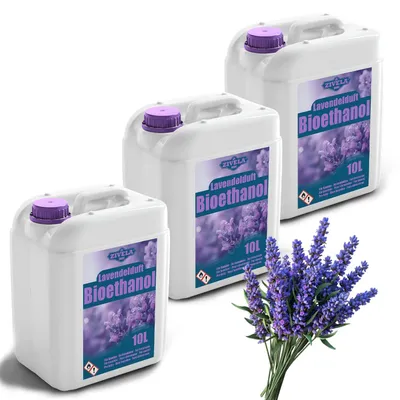 Produktbild von Bioethanol 96,6%, 30 Liter mit Lavendelduft