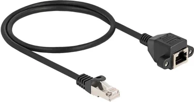 Zdjęcie produktu dla DELOCK RJ50 Verlängerungskabel Stecker zu Buchse S/FTP 0,5m