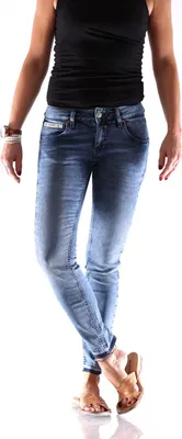 Produktbild von HERRLICHER TOUCH CROPPED JOGG DENIM medium aged 5320-D9648-682 W25