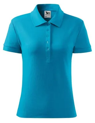 Image de Malfini - Polo pour femmes, coton PP10026 (M) (turquoise)