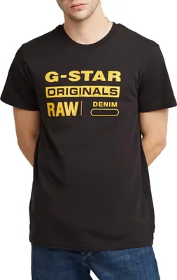Image de Camisetas Hombre Modèle G-star Graphic 8 R T S S Couleur Noir