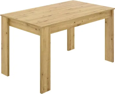 Produktbild von Dmora Esstisch Censo 138,5x81x77 cm Braun 6 Plätze