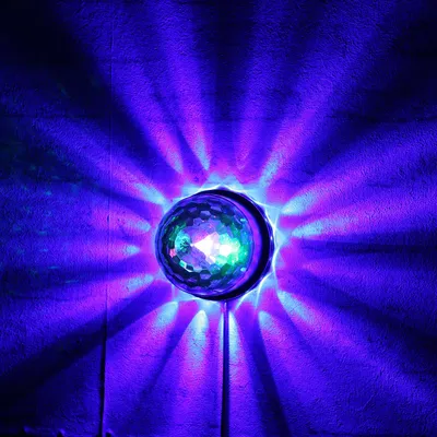 Produktbild von LED Party Discoeffekt SATURN - Strahleneffekt mit Lichtkranz, Partyeffekt