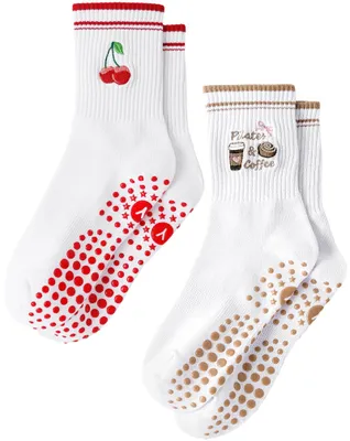 Produktbild von Rutschfeste Pilates Socken mit Grip für Damen