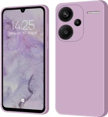 Produktbild von Hülle für Xiaomi Redmi Note 13 Pro+ 5G Case Cover Bumper Silikon Softgrip Schutzhülle Farbe: Lila