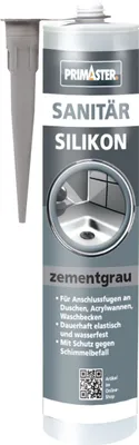 Produktbild von Primaster Sanitär Silikon zementgrau 310 ml