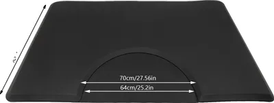 Immagine prodotto di Tappetino da salone, antiscivolo, design ergonomico, nero