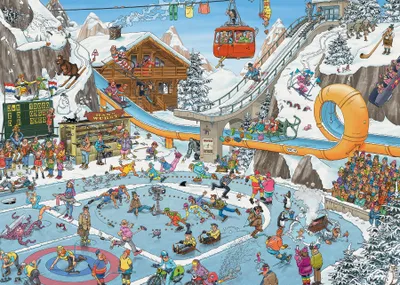 Produktbild von Jan van Haasteren - Winterspiele (1000 Teile), 1000 Stück(e), Landschaft, 15 Jahr(e)