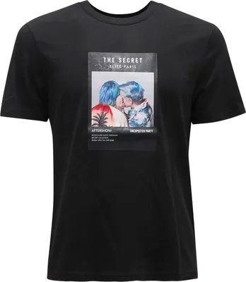 Zdjęcie produktu dla M2417 Elité Paris T-Shirt Męski Czarny