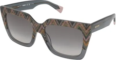 Produktbild von Missoni MIS 0147/S GREY PATTERN GREEN/BLUE SHADED 55/17/145 Damenbrillen Sonnenbrillen