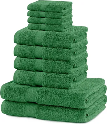 Zdjęcie produktu dla Zestaw Ręczników Zielony 2*70x140 + 4*50x100 + 4*30x50 DecoKing