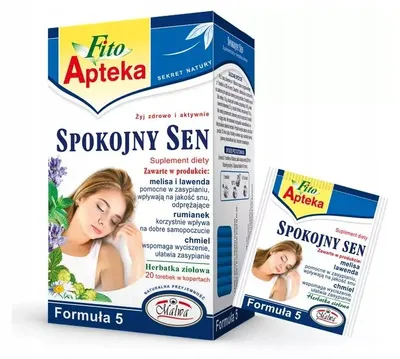 Immagine prodotto di Ziołowa herbatka Spokojny Sen 20 torebek