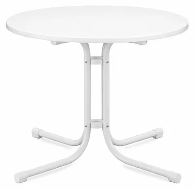 Produktbild von Beautissu Bistrotisch Bistroni WP Ø70xH70cm Weiß