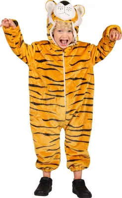 Produktbild von Kostüm Overall Plüsch Baby Tiger, Groesse:80