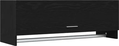 Produktbild von vidaXL Kleiderschrank Schwarz Eichen-Optik 100 x 32,5 x 35 cm