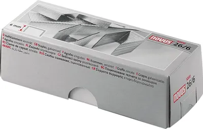 Produktbild von NOVUS Heftklammer 040-0160 26/6 verzinkt 5.000 St./Pack.