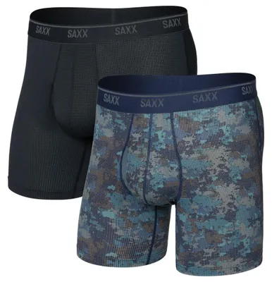Produktbild von Quest Quick Dry Mesh Boxer Brief Fly 2Pk L mehrfarbig II - matrix camo/black