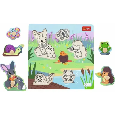 Obrázek produktu pro TREFL Dřevěné puzzle Louka