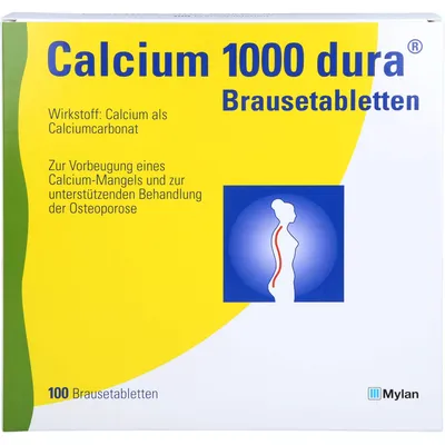 Obrázek produktu pro Kalcium 1000 dura šumivé tablety, 100 ks BTA