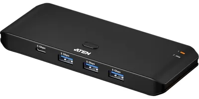 Obrázok produktu pre ATEN US5324-AT, USB 3.2 Gen 1 (3.1 Gen 1) Type-A + Type-C, USB 3.2 Gen 1 (3.1 Gen 1) Type-A, USB 3.2 Gen 1 (3.1 Gen 1) Type-C, 5000 Mbit/s, Čierna, Čína, USB