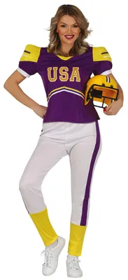 Immagine prodotto di Costume da quarterback per donna, taglia:M